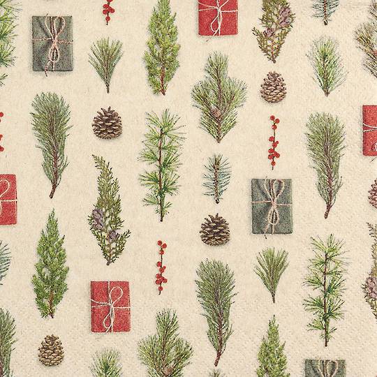 Paper Napkins 33cm Eco, Gifts & Branches